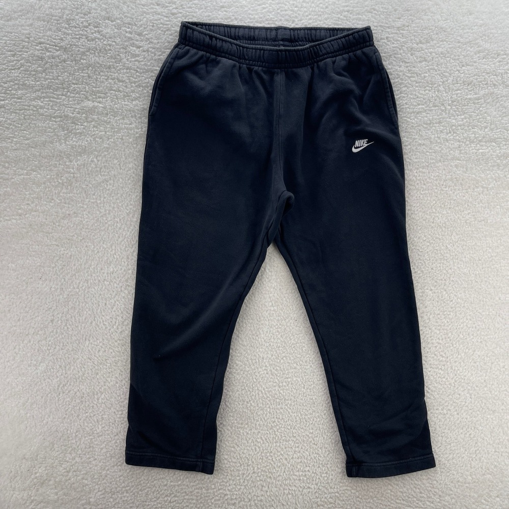 Nike Sweatpants Mens 2XL Black Sportswear Club Fleece Gym Comfort Sport Fall